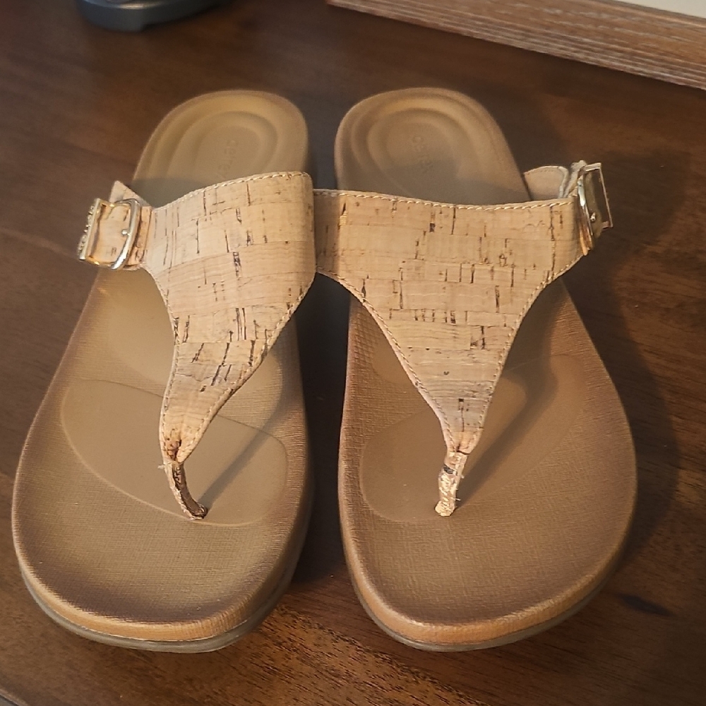 Aetrex Rita Cork Sandals size 11